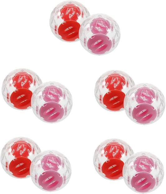 Ipetboom 10 Pcs Small Hamster Sports Ball Hamster Ball Gerbil Running Ball Hedgehog Toy Sports Toys Hamster Running Ball Hedgehog Running Balls Hedgehog Exercise Balls Gerbils Exercise Ball