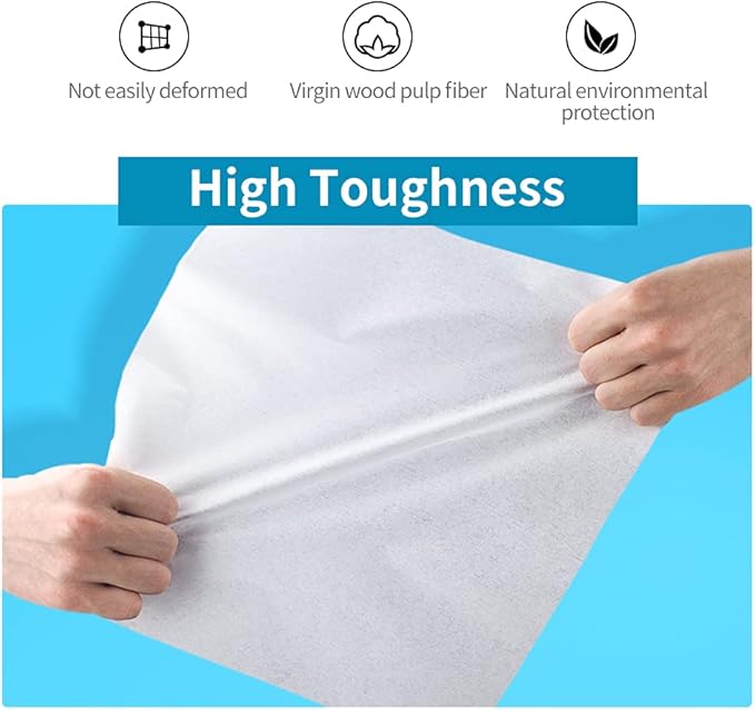 Bird Cage Liner Papers, 100 Sheets 12.2×10in Non-Woven Bird Cage Liners, 4 Size to Choose, Precut Absorbent Bird Paper (12.2×10in, 100 Sheet)