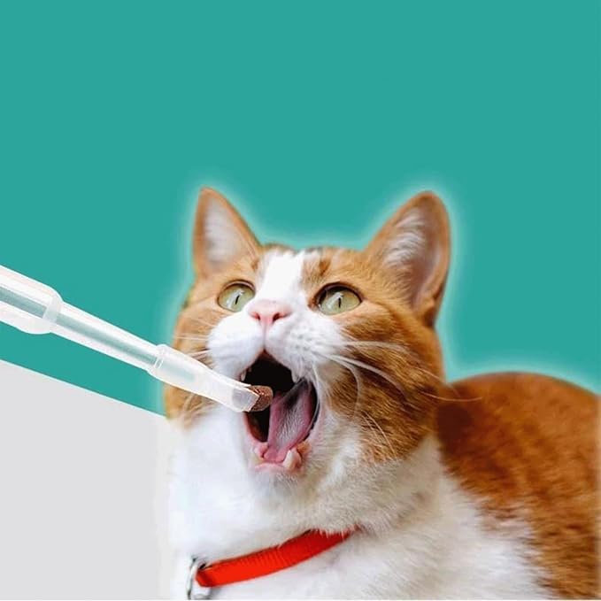 5PCS Pet Pill Shooter Plunger Popper for Small Cats Dogs Soft Tip Tablet Syringe Pusher Animal Medicine Medical Feeding Tool Accessories for Animals