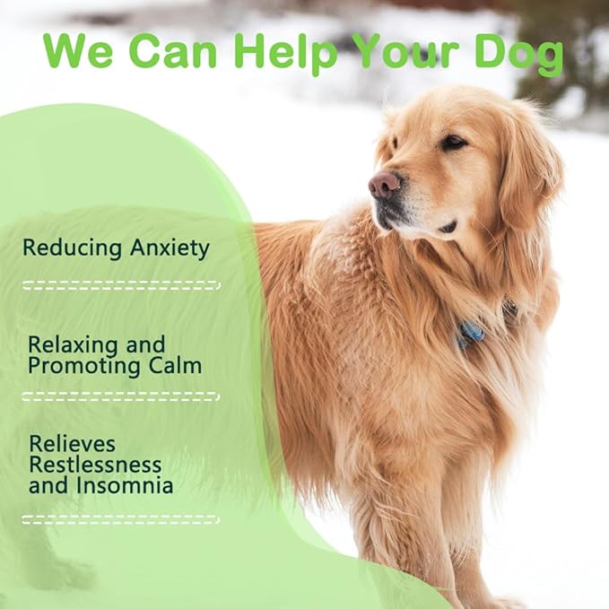 Hemp Dog Calming Chews Natural Ingredients Calming Chews for Dogs Anxiety Relief Aid with Separation, Barking and Sleeping, Promote Relaxation, Reduce Stress Bacon Flavor