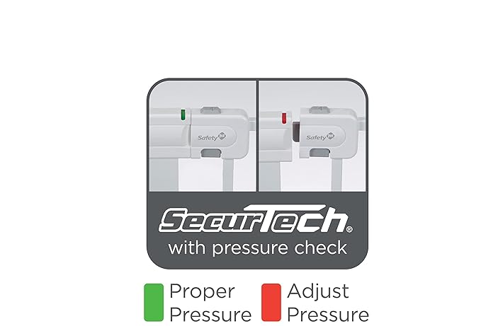 Safety 1st Easy Install 28" Walk Thru Gate, Fits Between 29" and 38"