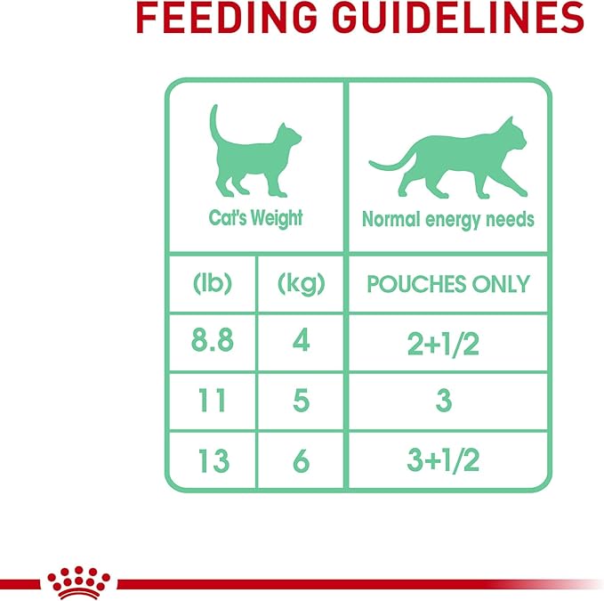 Royal Canin Digestive Care Chunks in Gravy Adult Wet Cat Food, Pouches 3 Oz(Pack of 12), Chicken flavor