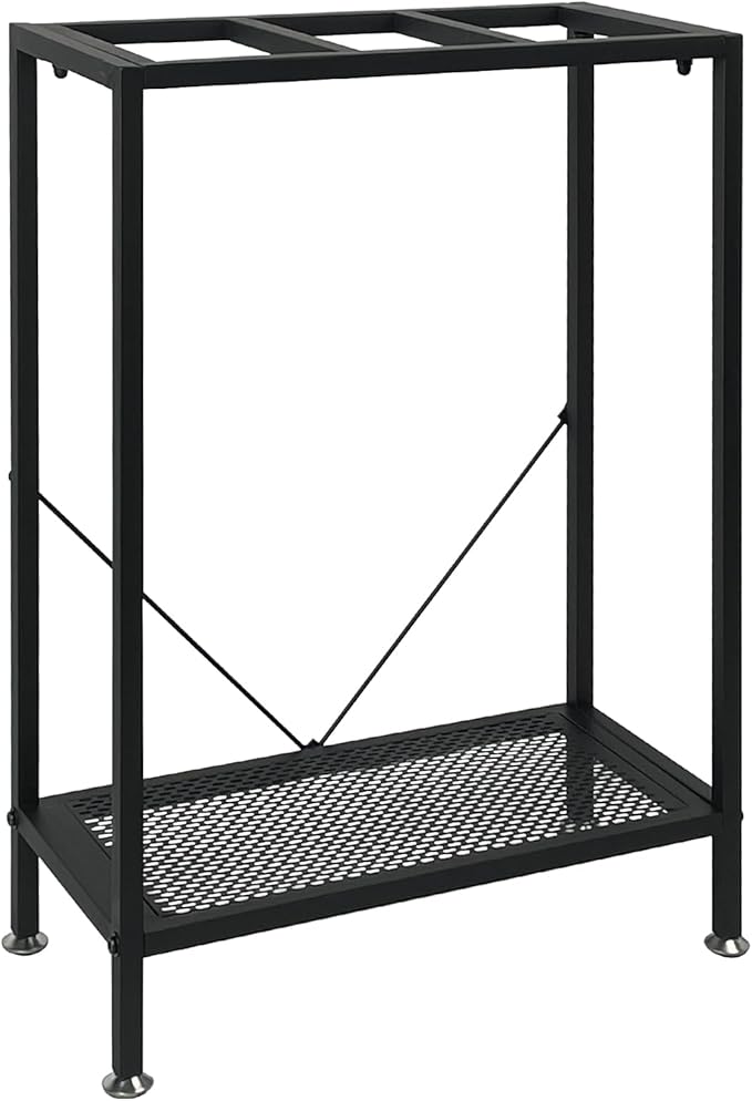 Fish Tank Stand: The Perfect 10 Gallon Metal Aquarium Stand Measuring 22.8" W x 10.6" D x 31.3" H to Fit Your Aquatic Display Needs.