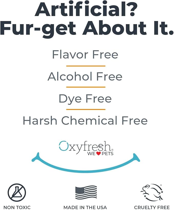 Oxyfresh Premium Pet Dental Kit for Dogs & Cats – Easy Solution for Pet Fresh Breath, Clean Teeth, Control Plaque & Tartar – Vet Formulated Pet Toothpaste, 1oz + Water Additive, 3oz + 3 LG Brushes Kit