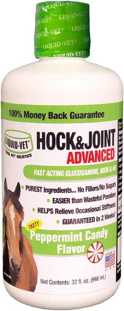 Equine Hip & Joint Advanced Formula, Peppermint Flavor, 32 oz