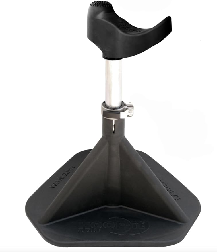 Blacksmith Farrier Horse Hoof Stand, Black