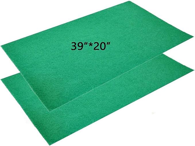 Tfwadmx 39" X 20" Reptile Carpet Mat Substrate Liner Bedding Reptile Supplies for Terrarium Lizards Snakes Bearded Dragon Gecko Chamelon Turtles Iguana (2 Pack)