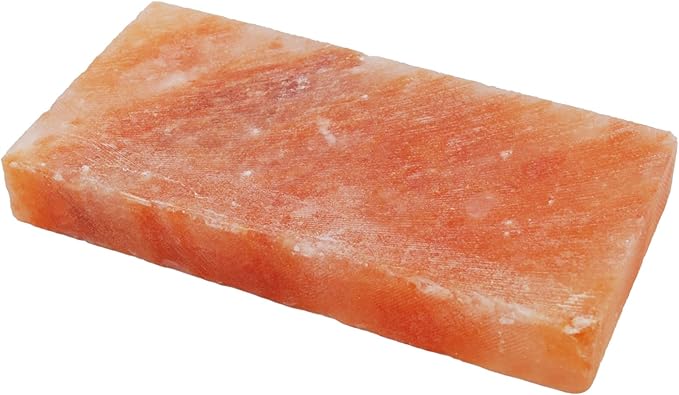 kathson Himalayan Salt Blocks for Horses Animal Salt Lick Brick Natural Mineral Pink Salt Licks for Horse Deer Cattle Sheep and Other Livestock (1 Pcs | 8 x 4 x1 Inches)