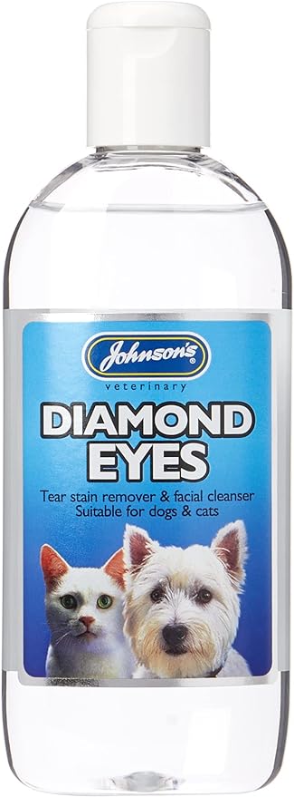 Johnsons Diamond Eyes Cat Dog Tear Stain Remover 250Ml