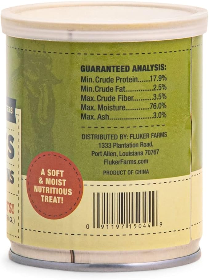 Fluker's Culinary Coop Canned Crickets Chicken Treat, All Natural and Packed with Protein, 2.75 oz