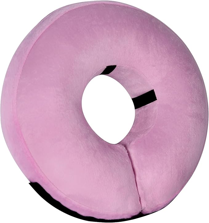 Inflatable Dog Collar-Soft Protective Cone for Dogs After Surgery,Dog Donut Collar Suitable for Dogs and Cats,Dog Cone Collar to Prevent Pets from Touching Stitches,Wounds,Rashes(Purple,XL)