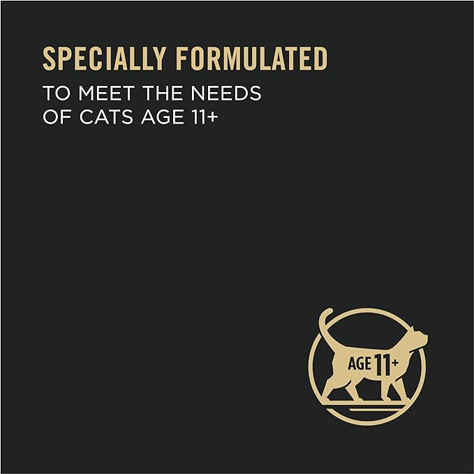 Purina Pro Plan Pate High Protein Senior Wet Cat Food, SENIOR 11+ Salmon & Tuna Entree - (Pack of 24) 3 oz. Pull-Top Cans