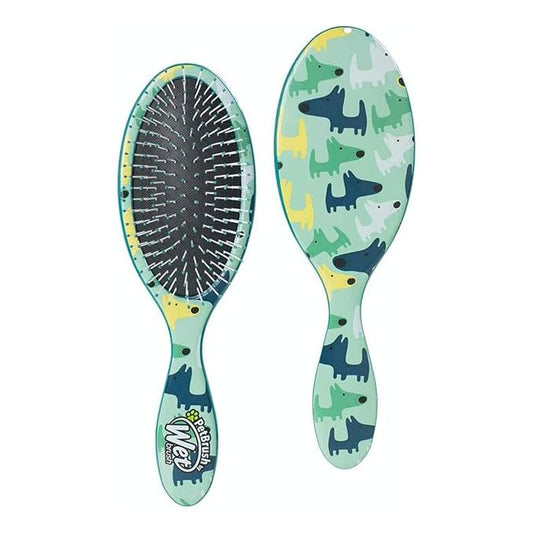 Wet Brush Pet Hair Brush, Large Dog Breed Detangler - Dog Camo, Multi - De-Shedding Comb and Dematting Tool for Grooming Long or Short Haired Dogs - Tangle-Free for Less Pulling & Tugging