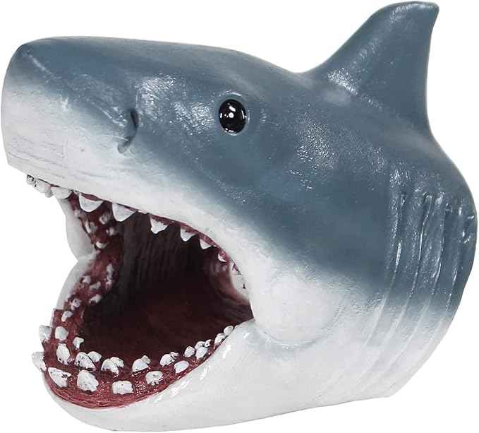 Penn-Plax Jaws Officially Licensed 2-Piece Aquarium Ornament Bundle – Comes with Boat Attack and Shark Swim-Through – Small