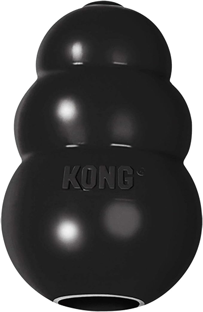 KONG Extreme Dog Toy - Fetch & Chew Toy - Treat-Filling Capabilities & Erratic Bounce for Extended Play Time Most Durable Natural Rubber Material - for Power Chewers - for X-Large Dogs