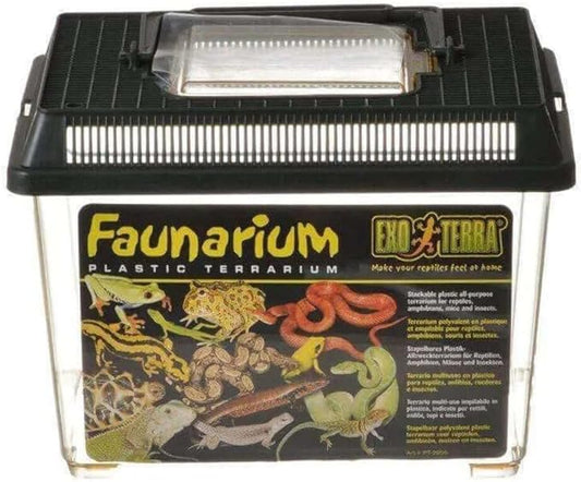 Exo Terra Faunarium, Plastic Reptile Terrarium, Small, PT2255