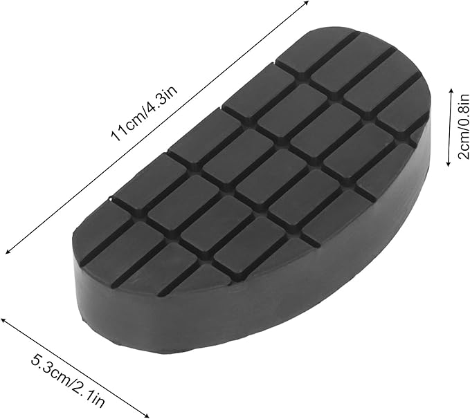 Cow Trimming Pad, 2Pcs Wearproof Soft Hoof Pad Reduces Hoof Sole Abrasions Rubber Hoof Pad for Pasture and Cow, 4.3x2.1x0.8in Hoof Triming Pad