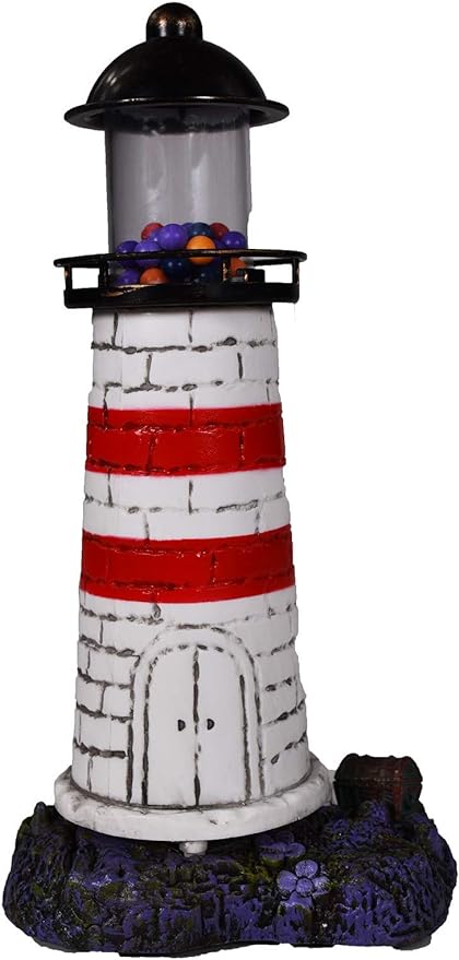 Penn-Plax Deco-Replicas Aerating Lighthouse Ornament - for Freshwater and Saltwater Aquariums