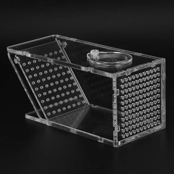 hong Fish Trap Catcher Box, Fish Tank, Tasteless Non-Toxic Safe for Fish Tank Aquarium