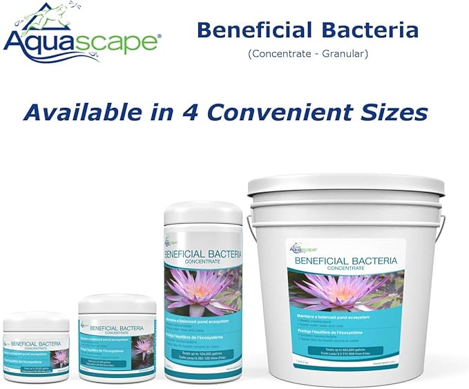 Seachem Pond Prime Water Conditioner + Aquascape Beneficial Bacteria for Ponds