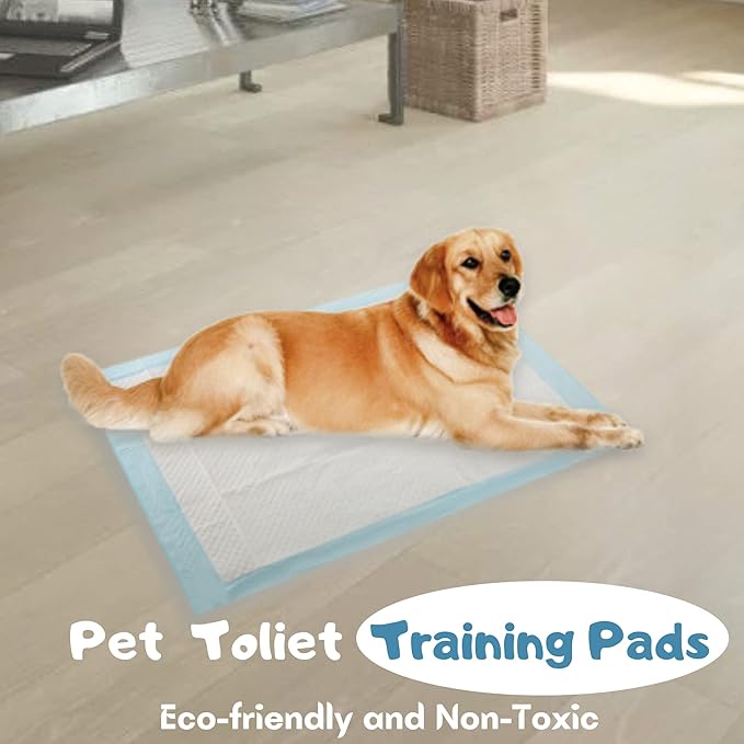 CALPALMY (50-Pack) Pet Training Pee Pads Extra Large 24"x36", Ultra Absorbent Pee Pads for Dog and Puppy, Leak-Proof Moisture Locking Technology Disposable Pet Pads for Puppies, Dogs, Cats, Rabbits