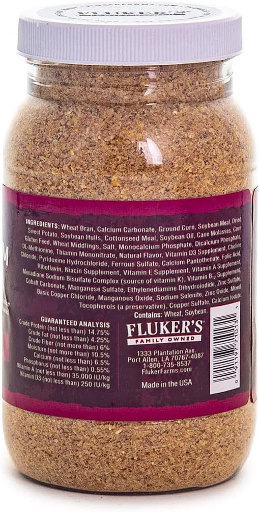 Fluker's High Calcium Dubia Roach Diet, Can Be Used as a Gut-Loading Food or Bedding, 7 oz