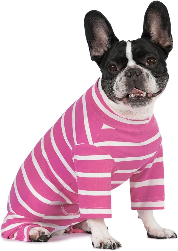 Dog Surgery Recovery Suit for Male/Female, Post Surgery Dog Shirt, After Surgery Dog Bodysuit, E-Collar & Cone Alternative Surgical Clothes, Anti-Licking Dog Snugly Onesie