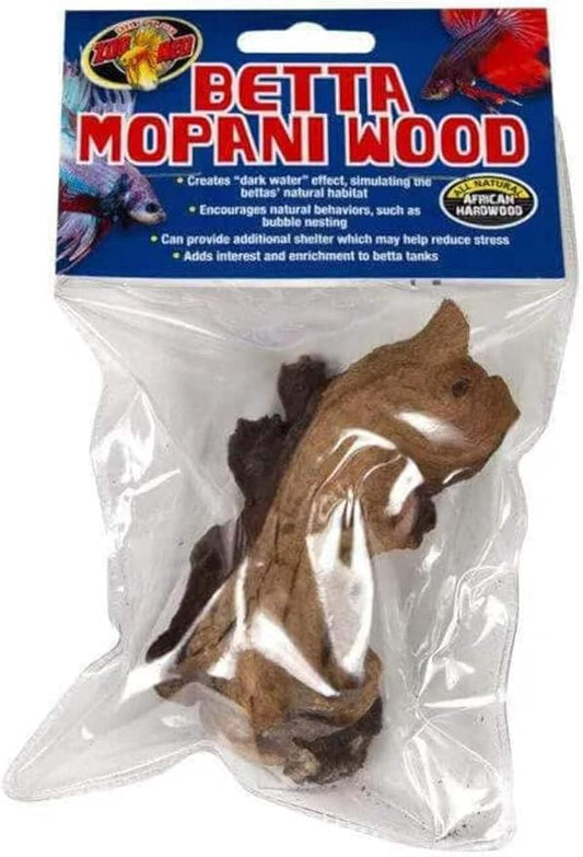 Zoo Med Betta Mopani Wood Fish Aquarium Terrarium Decoration to Create “Dark Water” Effect BA10