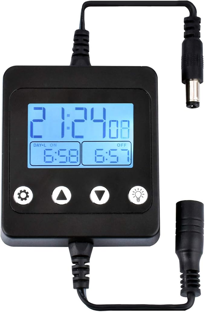 KZKR Aquarium Light Timer LED Dimmer Lighting Controller Adjustment Universal