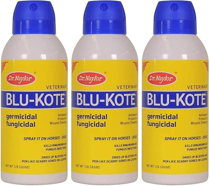 Dr. Naylor FA Dressing Blu-Kote Aerosol (4.5 oz.) -Fast Drying Antiseptic Wound Dre 3 Pack