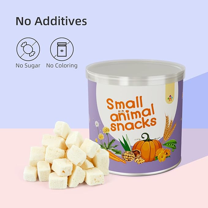 Niteangel Hamster Snack & Treats Toy - Small Animal Natural Treat Mix for Dwarf Syrian Robo Hamsters Gerbils Mice Lemmings Degus or other Small-sized Pets (Walnut-Shell Boat)