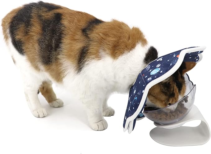 Soft Cat Cone, Adjustable Cat Recovery Collar after Surgery to Prevent Licking Wound, Protective Cat Neck Cone, Comfortable Pet Elizabethan Collar for Cats Kittens and Puppies (Medium)