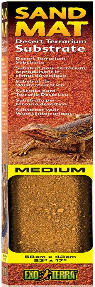 Exo Terra Exo Terra Sand Mat Medium, Desert Terrarium Substrate, 58 X 43 Cm (23" X 17")