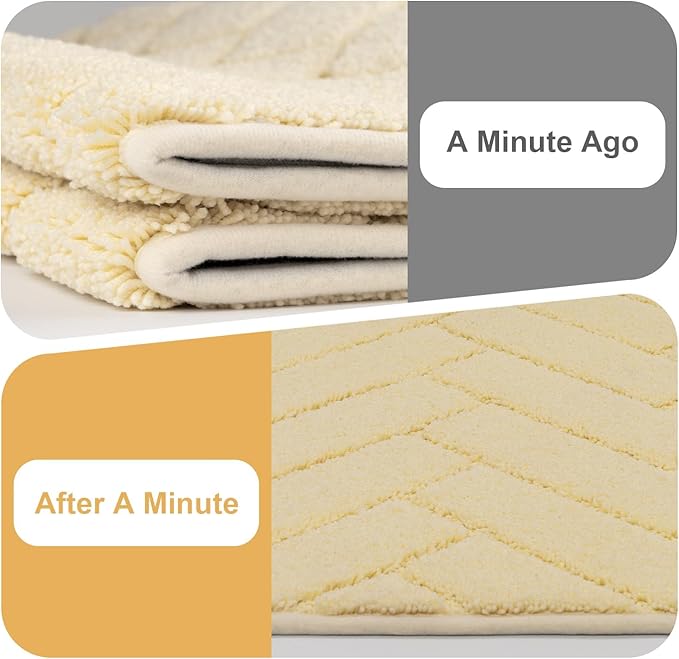 Tindbea Dog Mat for Muddy Paws,Absorbs Moisture Dirt Non-Slip Washable Mud Mat for Dogs,Soft Rubber Backing Front Inside Pet Rug for Entryway, Mud Dog Paws, Patio(20"x48",Beige)