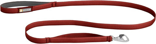 Ruffwear, Front Range Dog Leash, 5 ft Lead with Padded Handle for Everyday Walking, Red Clay