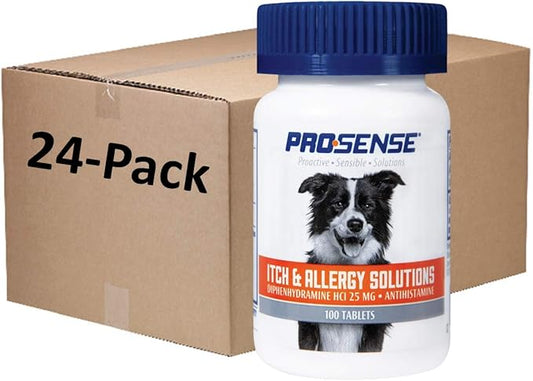 Pro-Sense ProSense Itch and Allergy Solutions 100 Count, for Dogs, Antihistamine