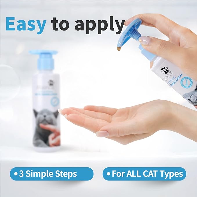 Mooncat Kitten & Cat Acne Chin Treatment | First Cuztomized Cat Acne Cleanse Lotion | Pionner in Cat Care Stuff | Concentrated Solution For Cat Chin & Tail | Prevention for Cats Acne -5 fl oz(150ml)