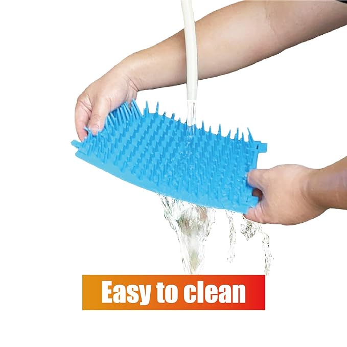 Dog Paw Cleaner for Dogs with Handle,Dog Paw Washer,Portable Pet Foot Cleaner, Medium, Blue