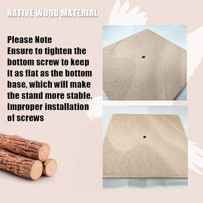 Bird Perch Stand, Portable Tabletop Bird Play Stand Parrot Training Perch for Parakeets Conures Lovebirds or Cockatiels