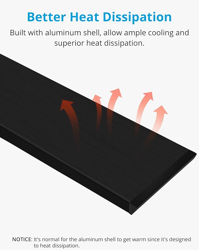 NICREW Fish Tank Clip on Light, Clamp Aquarium Light with White and Blue LEDs, 320LM, 7 Watts