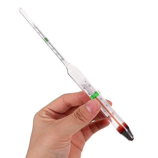 Toddmomy 1 Set High Precision Hydrometer Salt and Brine Hydrometer Glass Saltwater Hydrometer for Pool Aquarium Water