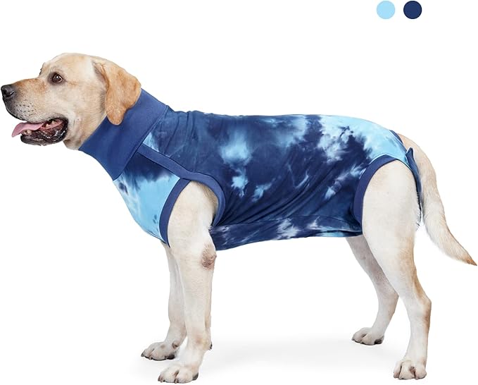 Lianzimau Dog Recovery Suit,Spay Suit for Female dog,E-Collar Cone Alternative After Surgery Anti-Licking,Neuter Suit for Male Dogs,Dog Surgical Suit for Abdominal Wounds Dog Onesie Body Suits