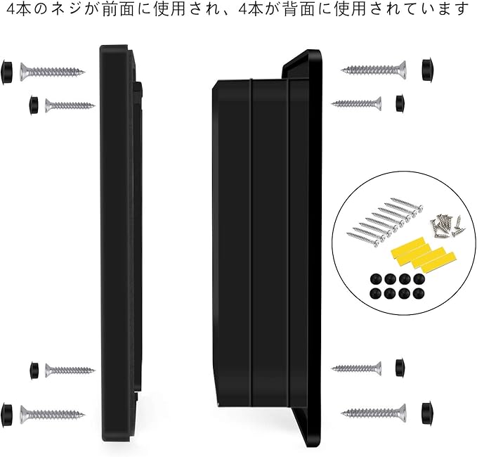 CEESC Extra Large Cat Door (Outer Size 11.6" x 9.8"), Rotary 4 Way Locking Cat Door for Interior Exterior Doors, Weatherproof Pet Door for Cat & Doggie with Circumference < 24.8",Upgraded Version