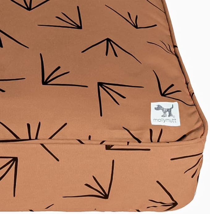 Molly Mutt Medium to Large Duvet Cover, Heat Waves, Brown with Black Accents 36"x45"x5"