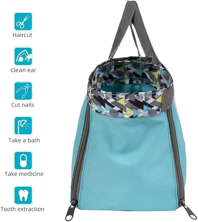 Cinf Cat Nail Clipping Cleaning Grooming Restraint Bag No Scratching Biting for Bathing Nail Trimming Injecting Examining