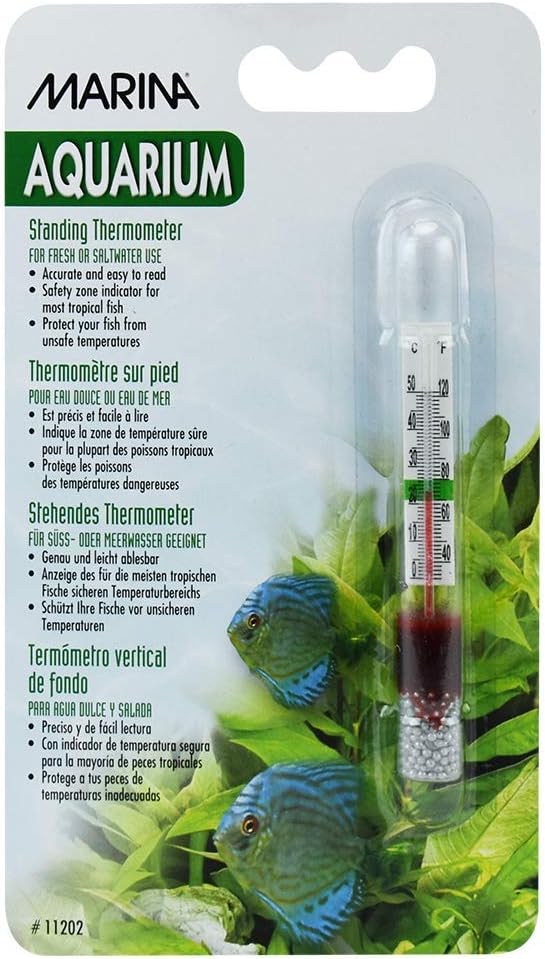 Marina Large Standing Thermometer - Provides Temperature in Fahrenheit and Celsius