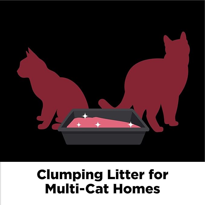 ARM & HAMMER Clump & Seal Platinum Clumping Cat Litter, Multi-Cat, 27.5lb