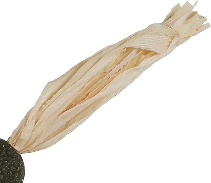 Penn-Plax Cat-Life Compressed Catnip Birdie with Corn Husks – Natural Cat Toy – 1 Count