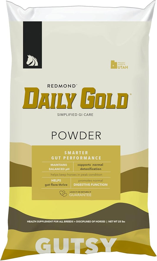 REDMOND Daily Gold Stress Relief – Natural Digestive and Ulcer Supplement for Horses