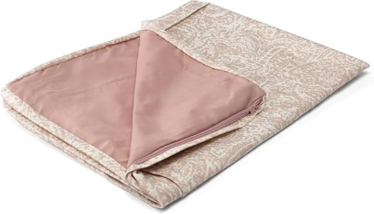 Best Friends by Sheri Dog Bed Cover Replacement for Nap Mat Dog Bed, Microfiber Ayla, Blush, 27" x 36"